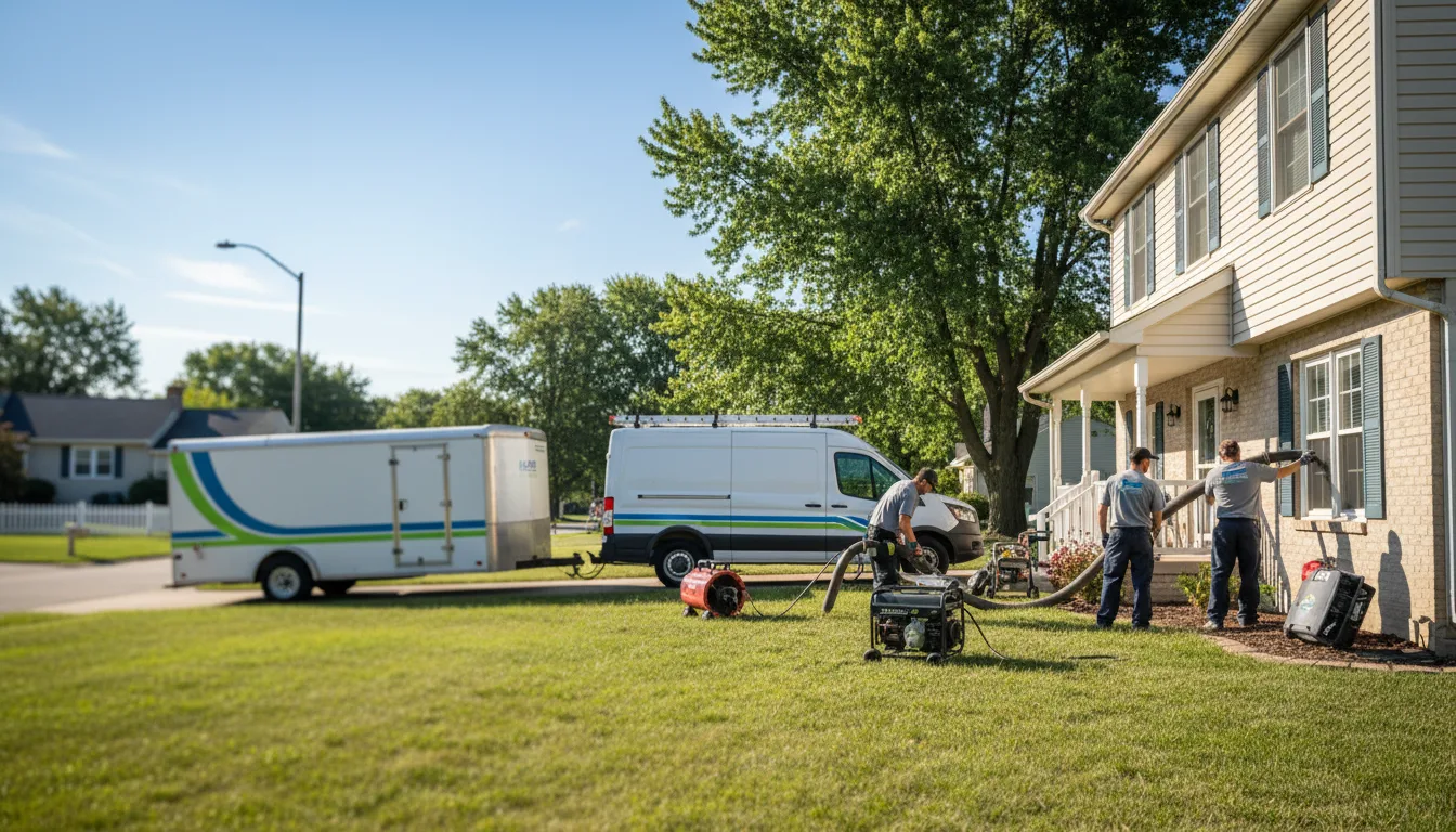 Flooded Basement Restoration And Cleanup With Repair in Port Edwards, WI near me